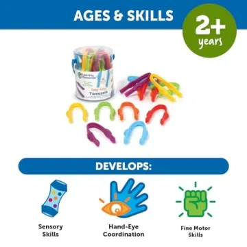 Easy-Grip Tweezers for Preschool Learning Activities