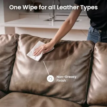 EVEO Leather Cleaner Wipes for Safe Conditioning and Care