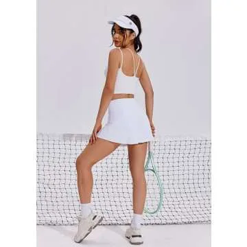 PINSPARK Women's Lightweight Tennis Skirt with Pocket