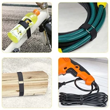 YMCRLUX Adjustable Hook and Loop Straps for Storage