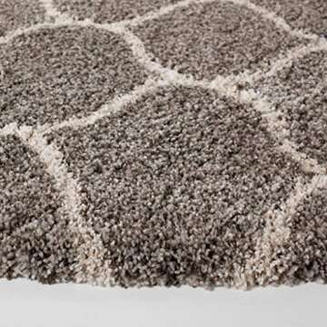 SAFAVIEH Hudson 9' Round Non-Shedding Plush Area Rug