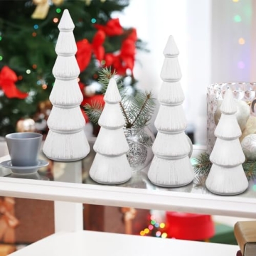 Sturdy Wooden Christmas Tree Set for Elegant Decor