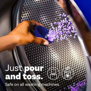 Downy Infusions In Wash Scent Booster Beads, CALM, Soothing Lavender and Vanilla Bean Scent, 24 oz Laundry Beads, Downy Scent Booster Beads, Laundry Scent Boosters