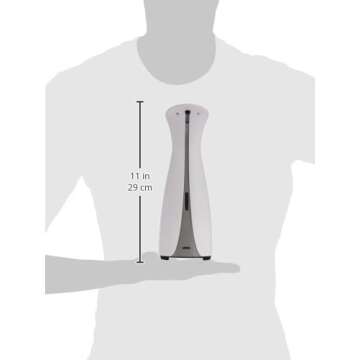 Umbra Otto Automatic Soap Dispenser Touchless, Hands Free Pump for Kitchen or Bathroom, 8.5 Fl Oz, W...