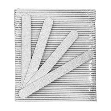 PrettyClaw 50pc Zebra Nail Files - Professional Quality