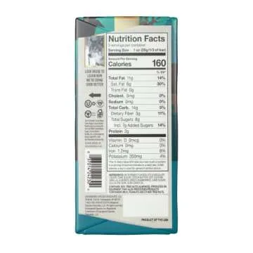 Endangered Species Chocolate Wolf Dark Chocolate with Cranberries and Almonds, 3-Ounce Bars (Pack of...