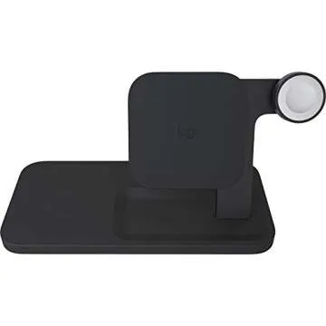 Logitech 3-in-1 Qi Wireless Charging Dock for iPhone 8