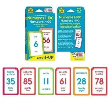 Bilingual Flash Card Set for Language Learning