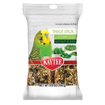 Kaytee Superfood Treat Stick for Birds Spinach Kale 5.5oz