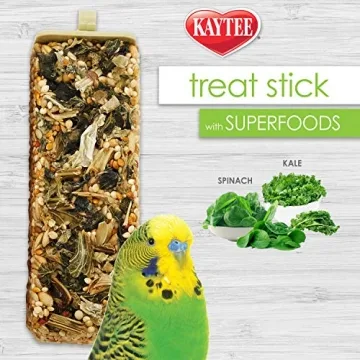 Kaytee Superfood Treat Stick for Birds Spinach Kale 5.5oz