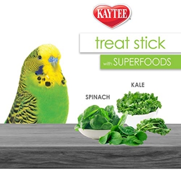 Kaytee Superfood Treat Stick for Birds Spinach Kale 5.5oz