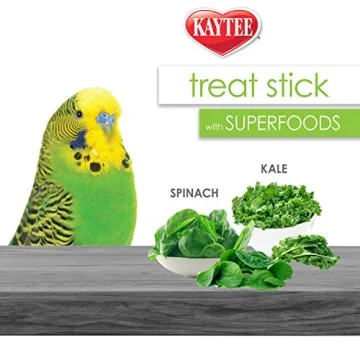 Kaytee Superfood Treat Stick for Birds Spinach Kale 5.5oz