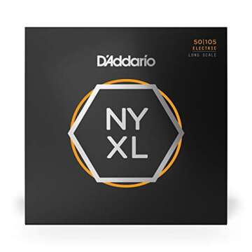 D'Addario Bass Guitar Strings - NYXL Bass Strings - NYXL50105 - Unrivaled Strength, Tuning Stability...