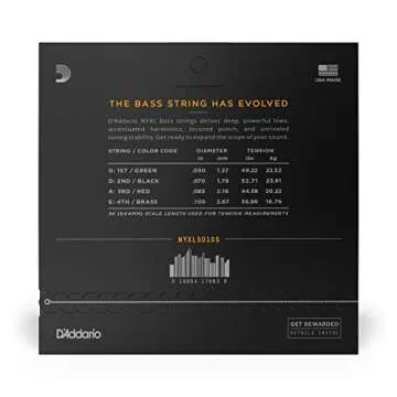 Quality D'Addario NYXL Bass Strings for Superior Sound