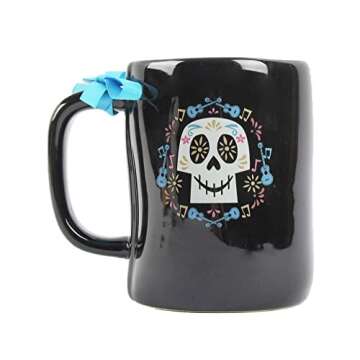 Disney Coco x Rae Dunn "Un Poco Loco" Black Ceramic Coffee Mug