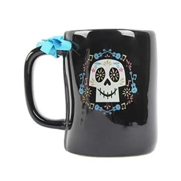 Disney Coco x Rae Dunn "Un Poco Loco" Black Ceramic Coffee Mug