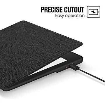Ayotu Kindle Oasis Fabric Soft Case Auto Wake Sleep Waterproof