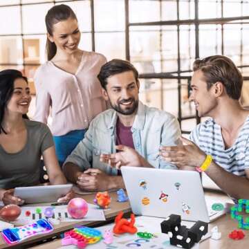 (60 Pcs) Sensory Fidget Toys Pack, School Classroom Rewards Goodie Bag Party Favors for Kids 3-5 4-8...