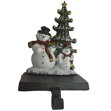 Lulu Decor Cast Iron Christmas Stocking Holders Set of 6