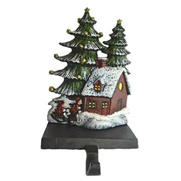 Lulu Decor Cast Iron Christmas Stocking Holders Set of 6