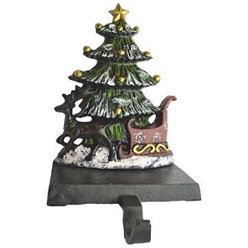 Lulu Decor Cast Iron Christmas Stocking Holders Set of 6