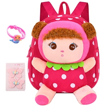 Suerico Cute Toddler Backpack Plush Doll Toy for Kids