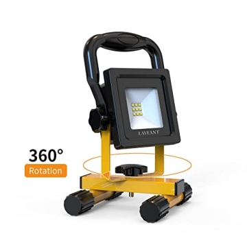 LAVEANT Rechargeable LED Work Lights for Men Tools