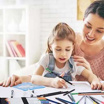 Bomybaw 72PCS Colored Pencils Set - Ideal for All Artists