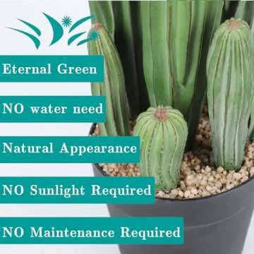Huisezing 30" Artificial Cactus for Home or Office Decor