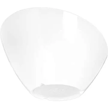 CFS 5554437 Balsam Melamine Angled Salad Bowl, 26 fl. oz, Bavarian Cream" )