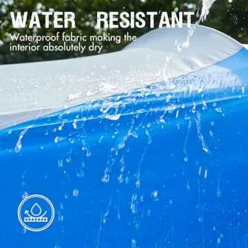 PORTAL 8 Person Family Camping Tent with Screen Porch, Portable Waterproof Windproof Cabin Tent with Rainfly, Carry Bag for Family Camping, Outdoor Hiking