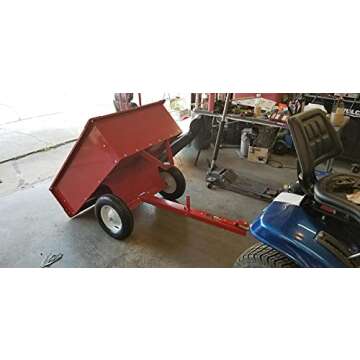 Haul Master 10 Cu. Ft Trailer Cart for Lawn & Garden
