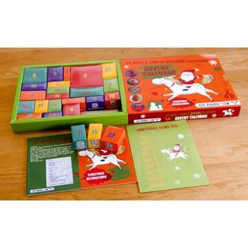 2024 Christmas Countdown Advent Calendar. Beautiful DIY Arts & Crafts Ornaments & Decorations Handma...