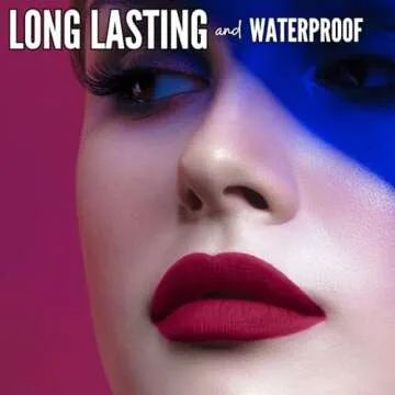 Mynena Berry Red Long-Lasting Matte Liquid Lipstick - Intense Color & Vegan