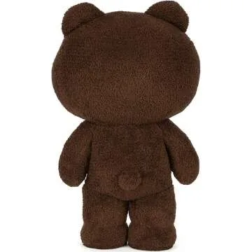 GUND LINE Friends Brown Plush Stuffed Animal Bear 14"