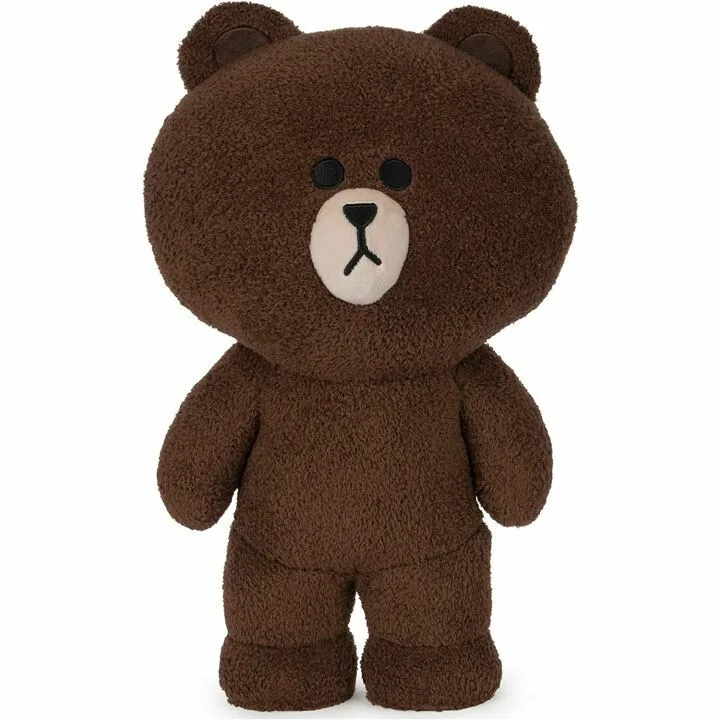 GUND LINE Friends Brown Plush Stuffed Animal Bear 14"