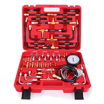 BETOOLL Fuel Injection Pressure Tester Kit Gauge 0-140 PSI