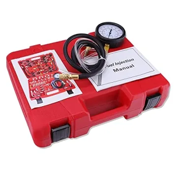BETOOLL Fuel Injection Pressure Tester Kit Gauge 0-140 PSI