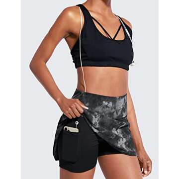 BALEAF Women's 13" Tennis Skirt - Stylish and Comfy