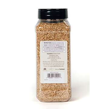 Rodelle Toasted Natural Sesame Seeds, 18 Oz (Packaging May Vary)