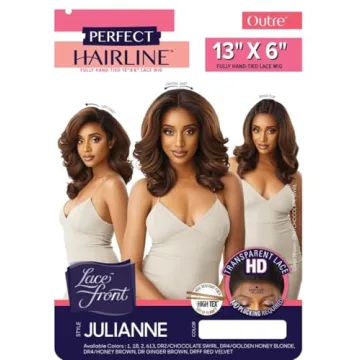 Outre Julianne: Glamorous Wavy Lace Front Wig