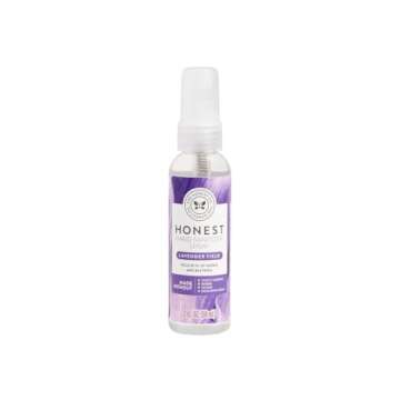 The Honest Company Plant-Based Hand Sanitizer Spray | Kills 99.9% of Germs | Hypoallergenic, Quick-d...