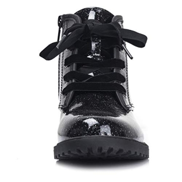 FITORY Girls Glitter Ankle Boots - Waterproof Combat Style