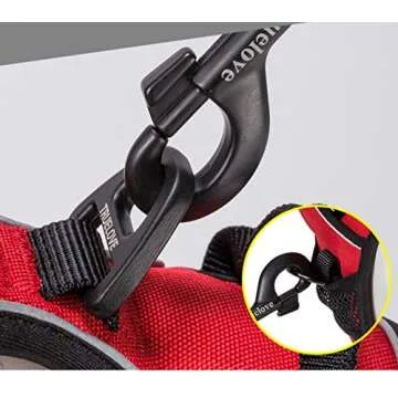 WINHYEPET True Love Dog Harness, No-Pull Reflective Pet Harness with 2 Leash Clips Adjustable Soft Padded Dog Vest with Easy Control Handle for Small Medium Large Dogs TLH5651(Blue,M)