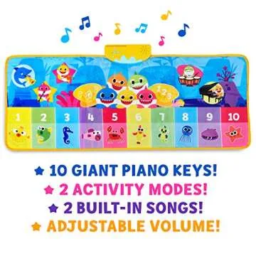 WowWee Baby Shark Interactive Piano Dance Mat