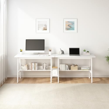 NELYE 2-Person Writing Desk for Home Office and Study