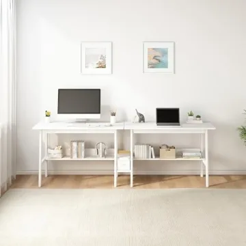 NELYE 2-Person Writing Desk for Home Office and Study
