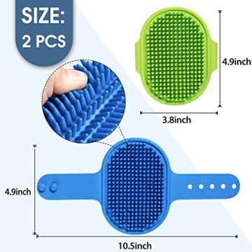 Lilpep Pet Shampoo Bath Brush Soothing Massage Grooming Tool