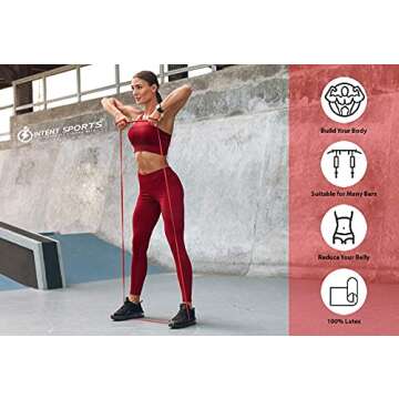 Intent Sports Pull up Assist Band (Red)