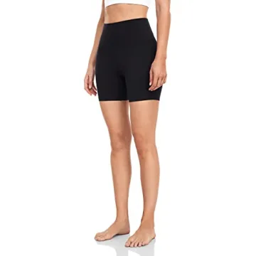 HeyNuts Women's High-Waisted Biker Shorts: Stylish & Comfortable